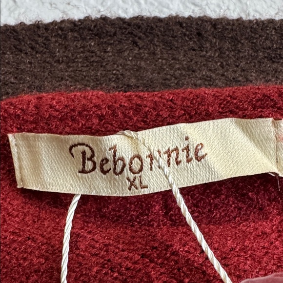 NWT-Women's Rust Cardigan Sweater - Picture 3 of 4